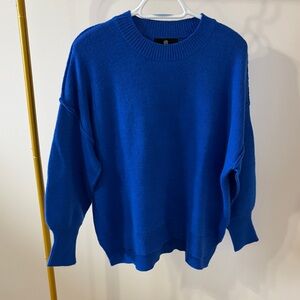 Blue Crew Neck Sweater